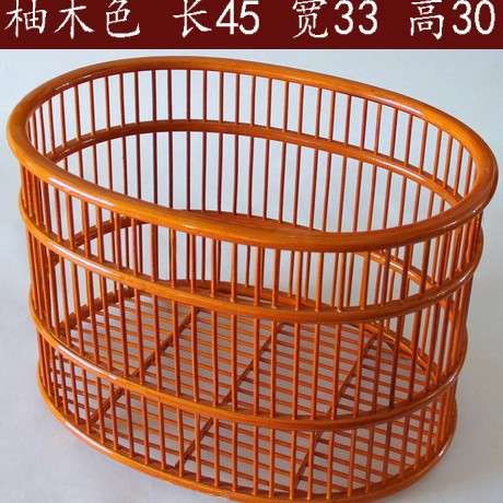 ?蛋形毛巾筐酒店宾馆布草筐收纳筐竹编手工艺收纳篮布草框脏衣
