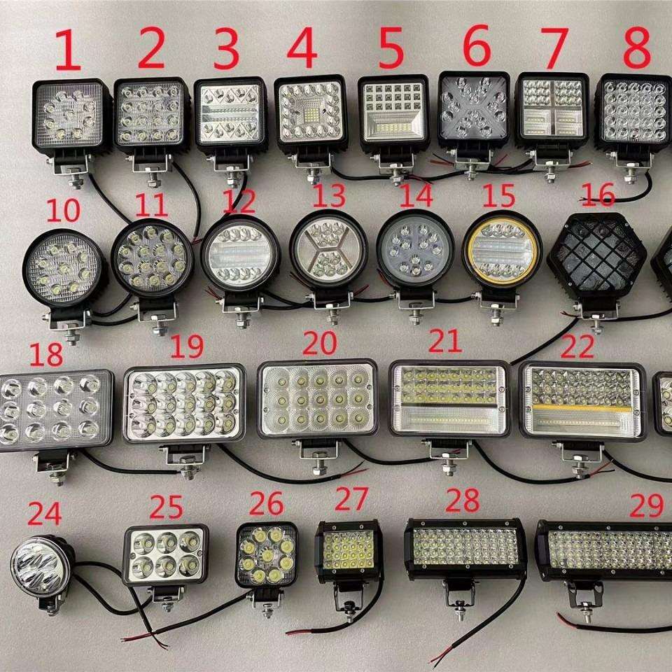挖掘机大灯LED灯可随意安装任意插头 有不分正负极28 29没货
