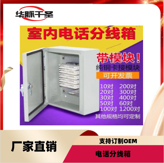 明装有线电视电话分线箱