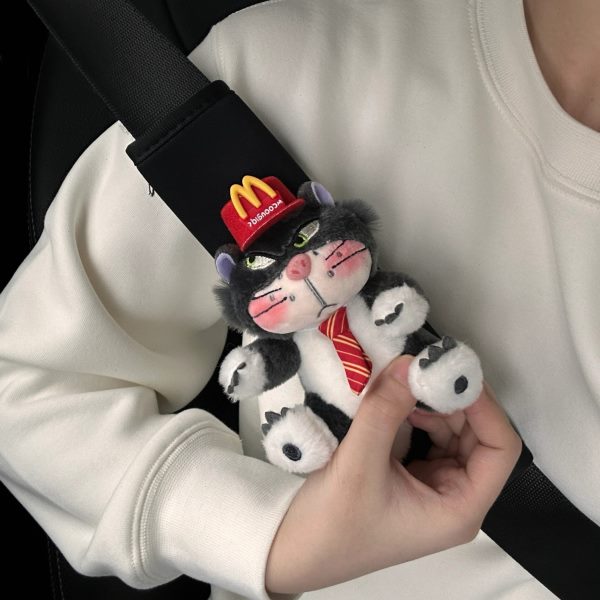 保护套安全带护肩套防路西汽车装饰法小玩偶门麦车饰勒脖女生可爱