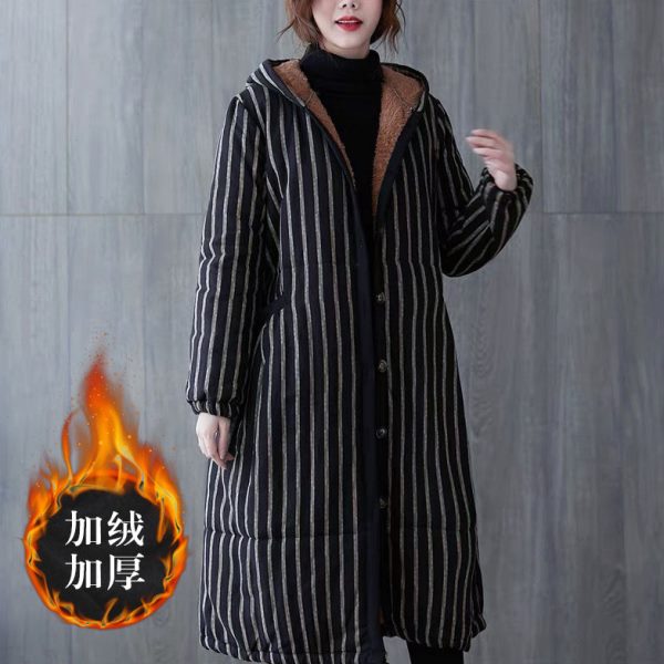 罩冬天超厚时尚新款棉袄大人外穿简约女冬季加绒加厚长款衣小个子