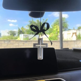 香薰节礼十字架室内香氛车载车内挂件香薰持久留香圣诞后视镜挂件