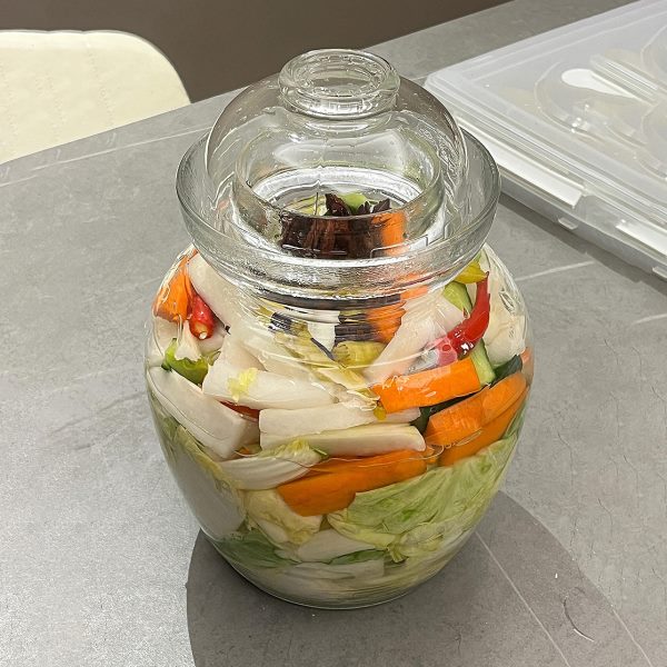 腌款罐玻璃罐家用密封罐多功能菜泡菜坛子收纳加厚大容量食品级新