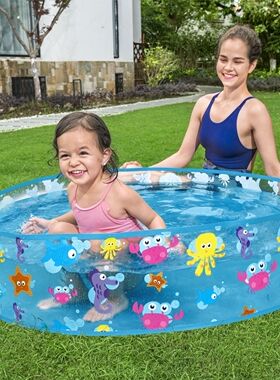 Bestway55028海洋球池/硬胶儿童戏水池家庭游泳池养鱼池