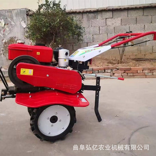 畅销新款两驱汽油微耕机果园开荒松土犁地机多用途翻地开沟整地机