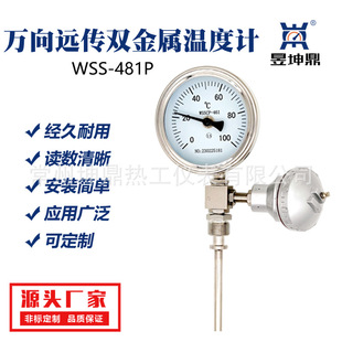 WSS-481P 万向型远传双金属温度计/指针温度计