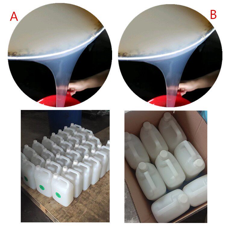 食品级硅胶模具原料 加成型抗撕拉翻模硅胶 AB双组份液体硅胶