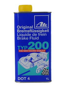 ATE 德国进口刹车油制动液 DOT4 1L装 TYP200高性能竞技型液体