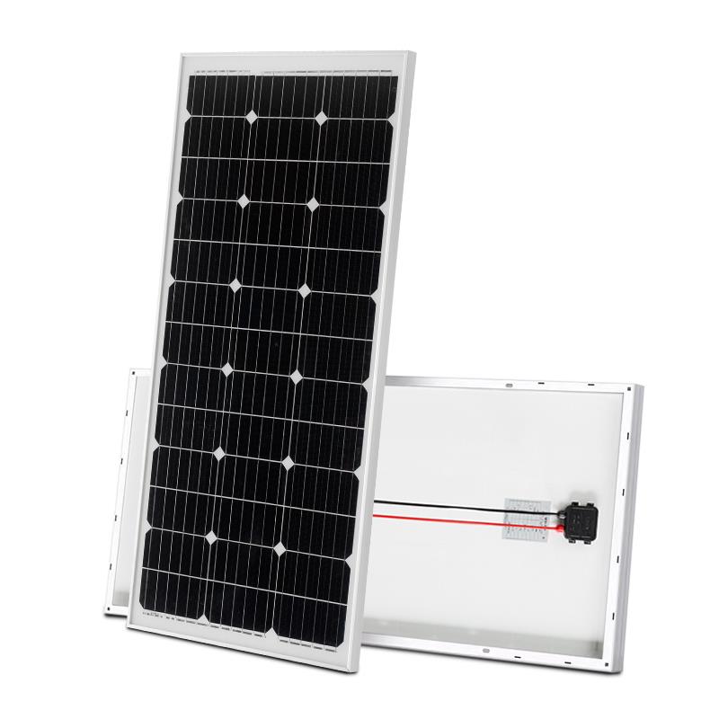 100W23单晶太阳能板发电