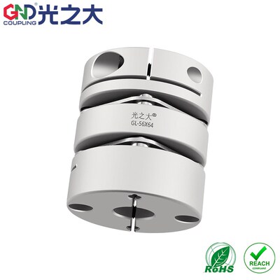 GL铝合金单双膜片联轴器大扭矩伺服电机编码器弹性联轴器替换GCPW