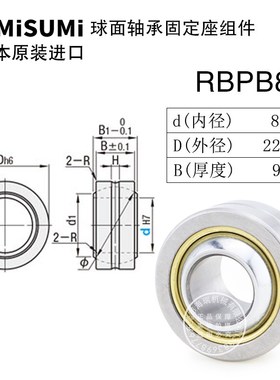 进口球面轴承固定座RBPB5 6 8 10 12 14 16 18 20 22 25 30
