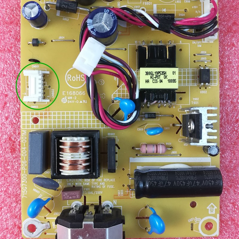 AOC I2490VXH电源板 238LM00026 223V5L 715G7300-P02-000.-001S