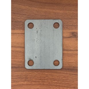 方型U型卡子卡板铁板卡板配件骑马卡垫板4孔方梁板大梁板