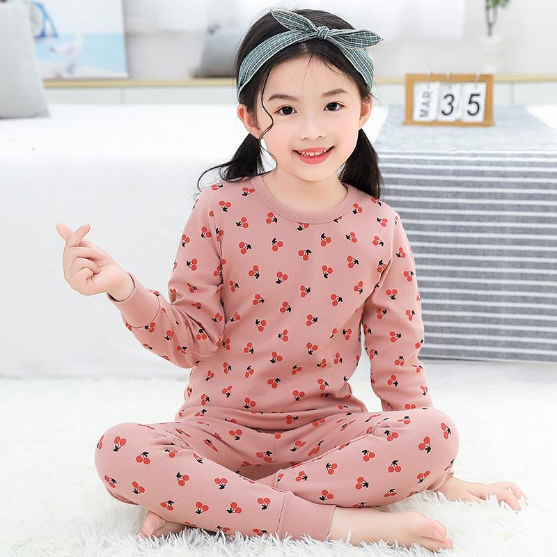女童睡衣春秋女孩女生洋气儿童秋衣秋裤纯棉打底秋冬装家居服套装