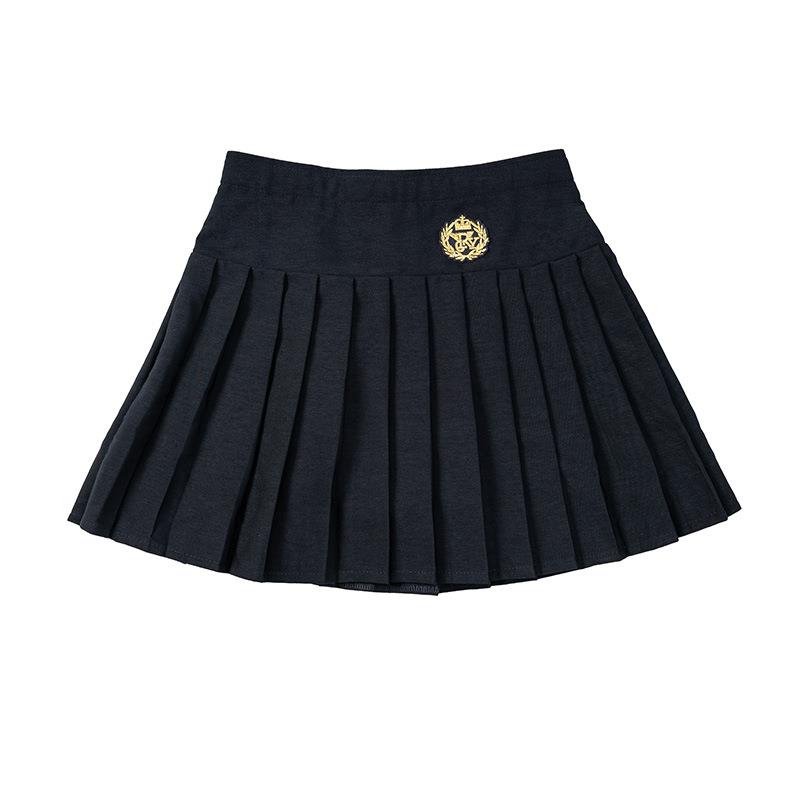 校服搭配短裙女童半身裙学院风百褶裙jk裙儿童表演服背带裙背心裙