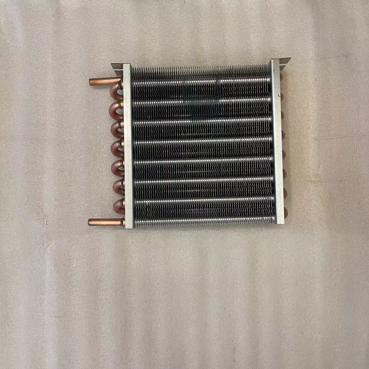 冰箱柜铜管蒸发器 工业组装散热器电脑冷柜风冷水冷冷凝器 散热器图片