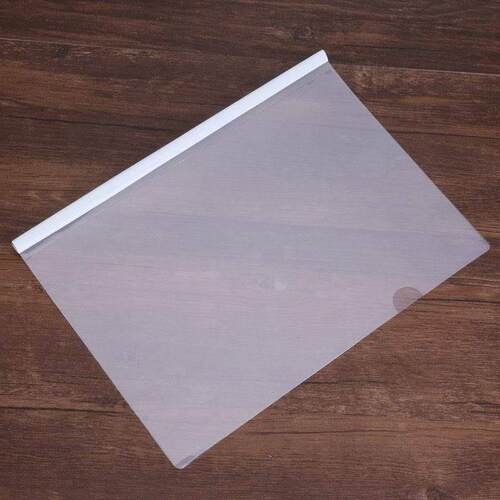 a4 transparent pp plastic file folder insert clip files rod