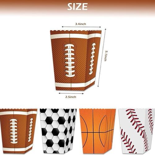 SportsThemePopcornBox