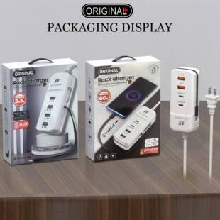 Dual PD 5.1A Multi-port Charger USB Type C Extension Line