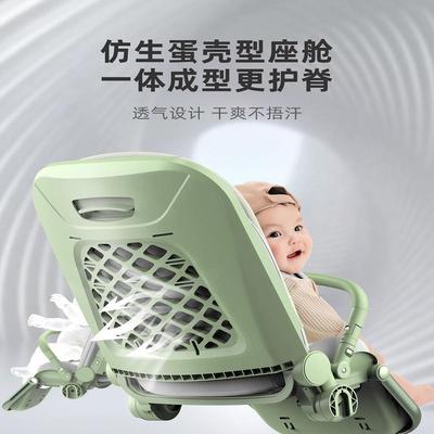 宝宝婴儿车双向减震推车遛娃神器全罩式可坐躺高景观手推车