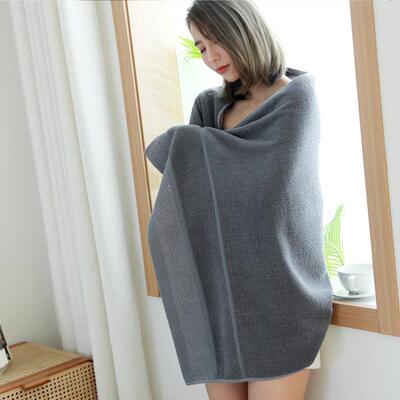 新款浴巾 棉加厚酒店成人女柔软吸水情侣素色断档礼品刺绣logo