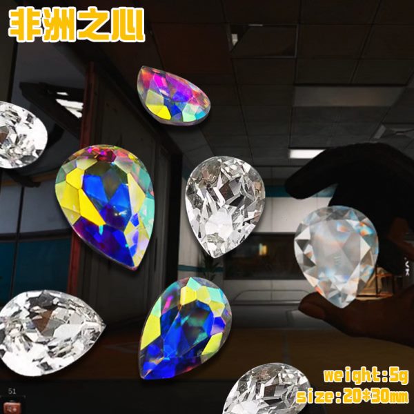 模手办三角收藏利非洲之游戏玩礼品品心战游戏周边洲水晶礼物