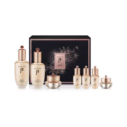 海南免税【淘金币】Whoo后天率丹三件套装水乳套装保湿提拉紧致弹