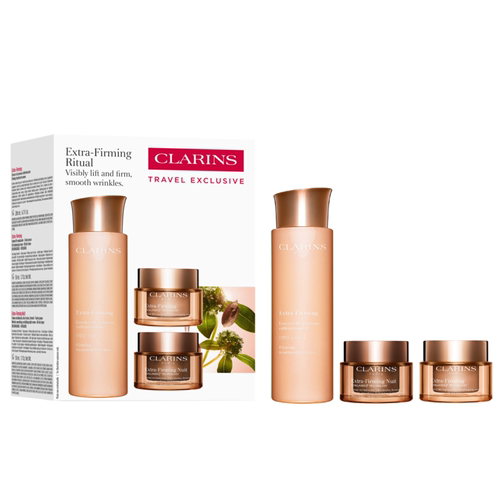 海南免税【淘金币】娇韵诗焕颜紧塑弹力护肤套组海南免税深度保润