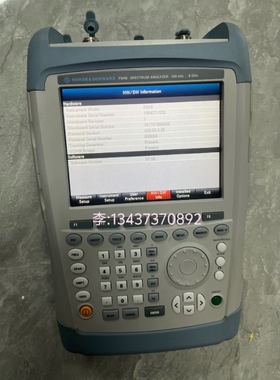 罗德与施瓦茨FSH8 FSH6 FSH3 FSH4 FSH18 FSH20手持式频谱分析仪