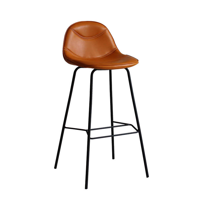 酒吧奢北欧简约椅凳子高s高关于艺现代创意吧吧台轻白脚凳铁靠背