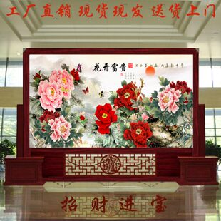 入户屏风隔断客厅玄关对 正遮挡简约进门房间实木门座屏卫生间新款