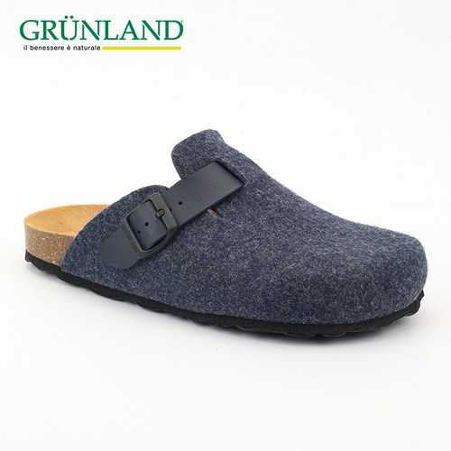 GRUNLAND软木毛毡防滑包头拖