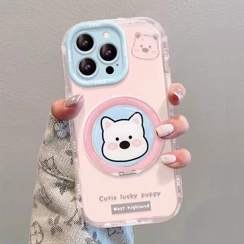 适用多型号西高地小狗果冻奶油壳