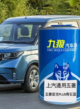 九狼汽车上成汽通品用五漆菱宏PLUS光极地白青O石蓝S1大地棕糖果