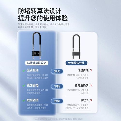 密码U型锁玻璃门指纹锁双门商铺店面大G门U形插锁电子挂锁智能门