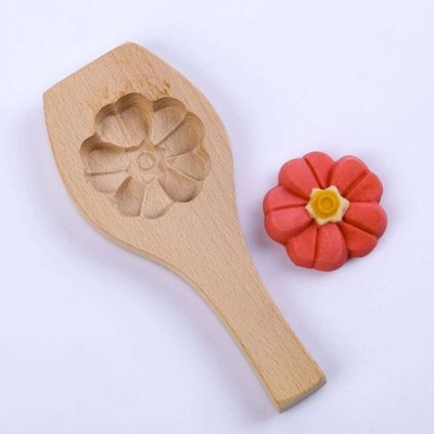 Wooden Moon Cake Wooden Baking Mold Flower Shape Chines.e Tr