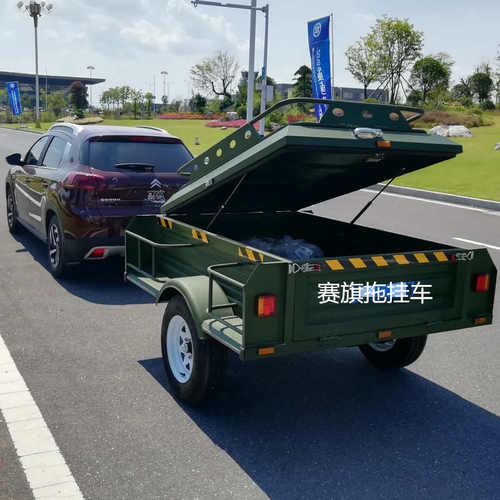 露营后车厢拖挂式房车改装越野汽车小拖车家用P自驾游旅居车拖挂