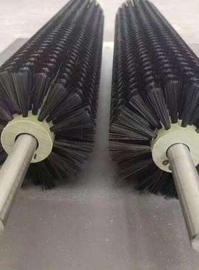 筛沙机毛刷辊20型305080专用防堵通孔耐磨硬毛尼龙丝刷现货