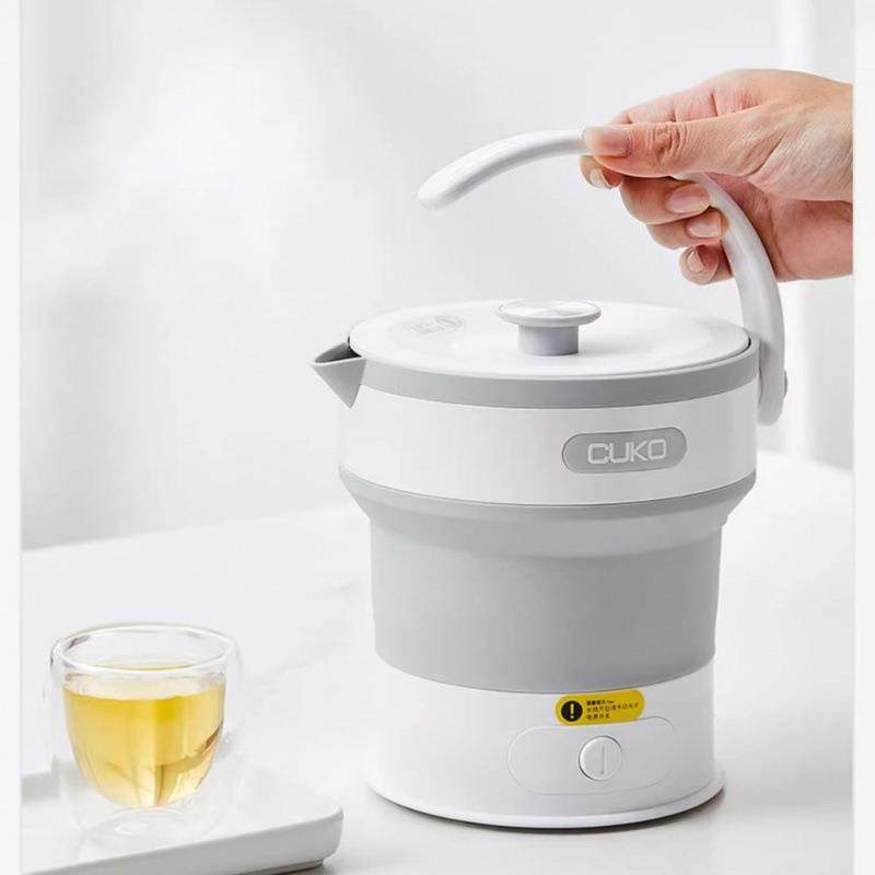 CUKO折叠水壶小型便携式电烧水壶旅行迷你恒温热水壶家用保温一体