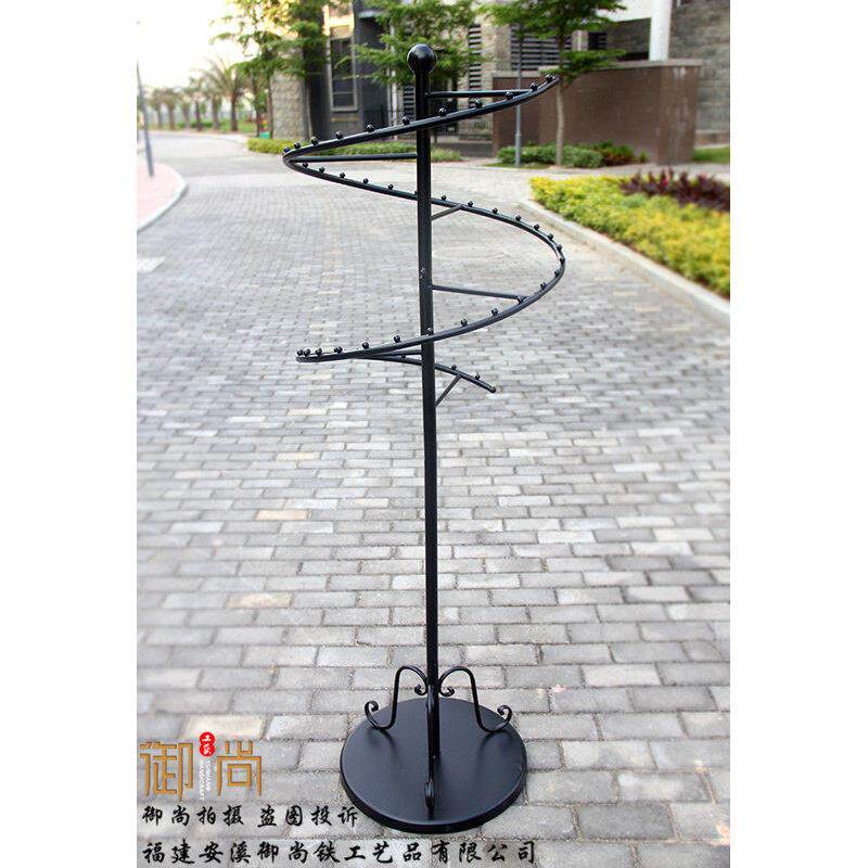 包邮 铁艺内衣架展示架文胸架落地内衣架子内裤架中岛架旋转