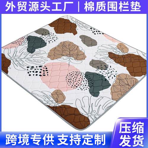 跨境亚马逊围栏垫婴儿游戏垫儿童爬行垫防摔爬爬垫加厚防滑垫地垫
