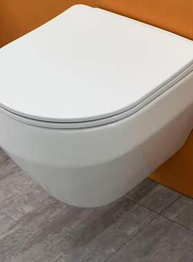 壁挂式马桶 悬挂式隐藏暗装水箱侧按自立式小马桶挂便器坐厕