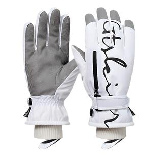 玩雪保暖手套女冬加绒加厚防泼水防风防寒触屏骑车电动车滑雪男生