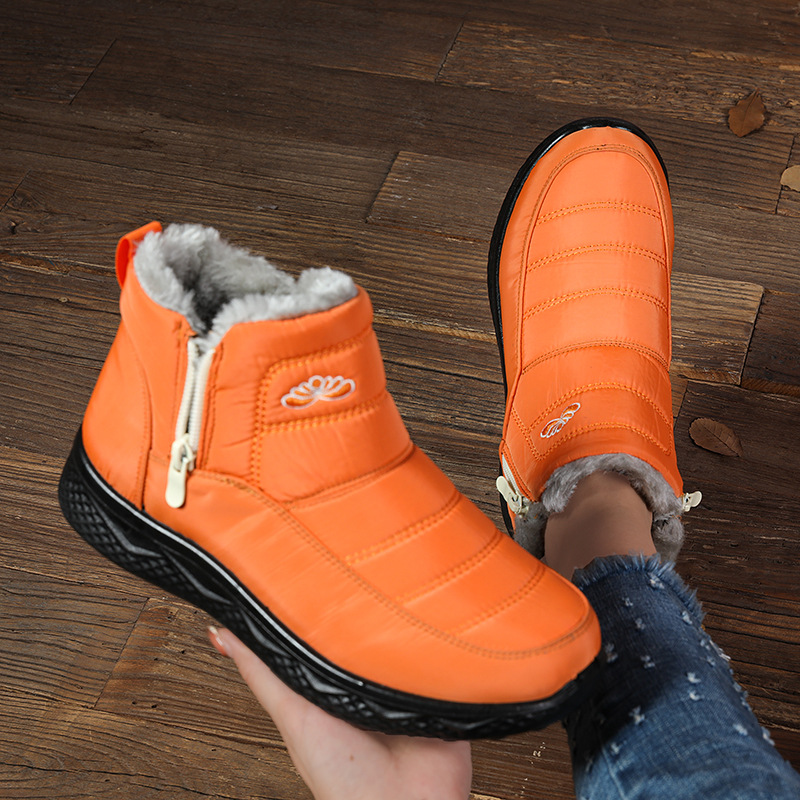 外贸棉鞋女2024新款大码雪地靴男女情侣加绒加厚棉靴TEMU