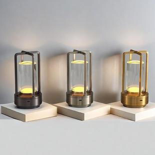 跨境usb便携式 户外露营灯led台灯创意充电小夜灯卧室护眼床头灯