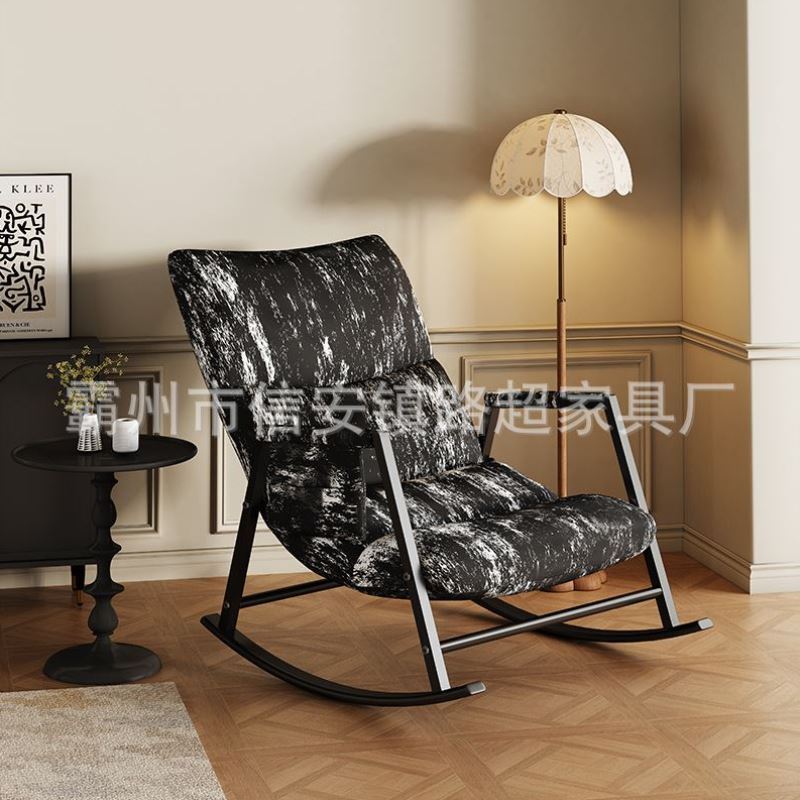 家用摇摇椅舒适休闲懒人沙发阳台单人沙发椅久坐椅子可躺摇椅厂家