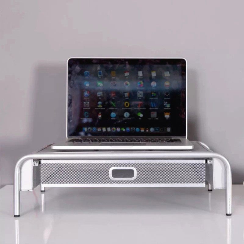 电脑笔记本多功能散热桌架显示器增高支架金属网格收纳储物分层架,3C数码配件,笔记本多功能支架/桌,淘宝优惠券,粉丝福利购,淘宝优惠卷