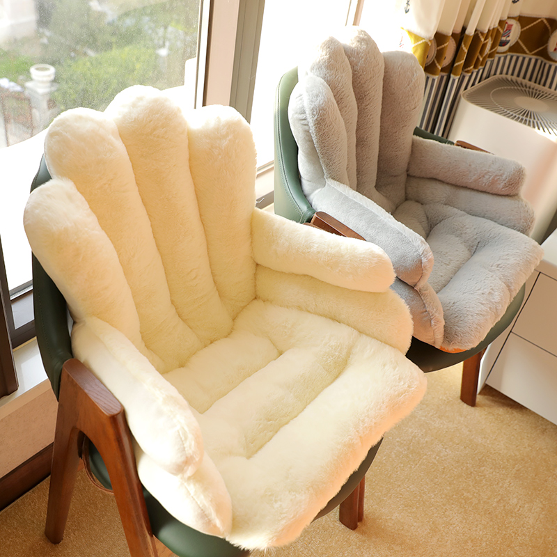 办公室坐垫靠背一体式椅垫大学生C椅子护腰久坐屁垫可爱椅子垫座