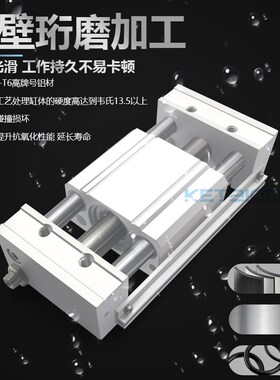 RMT无杆气缸RMT16/20/25/32/40X100X150X200X250X300X350X400SA
