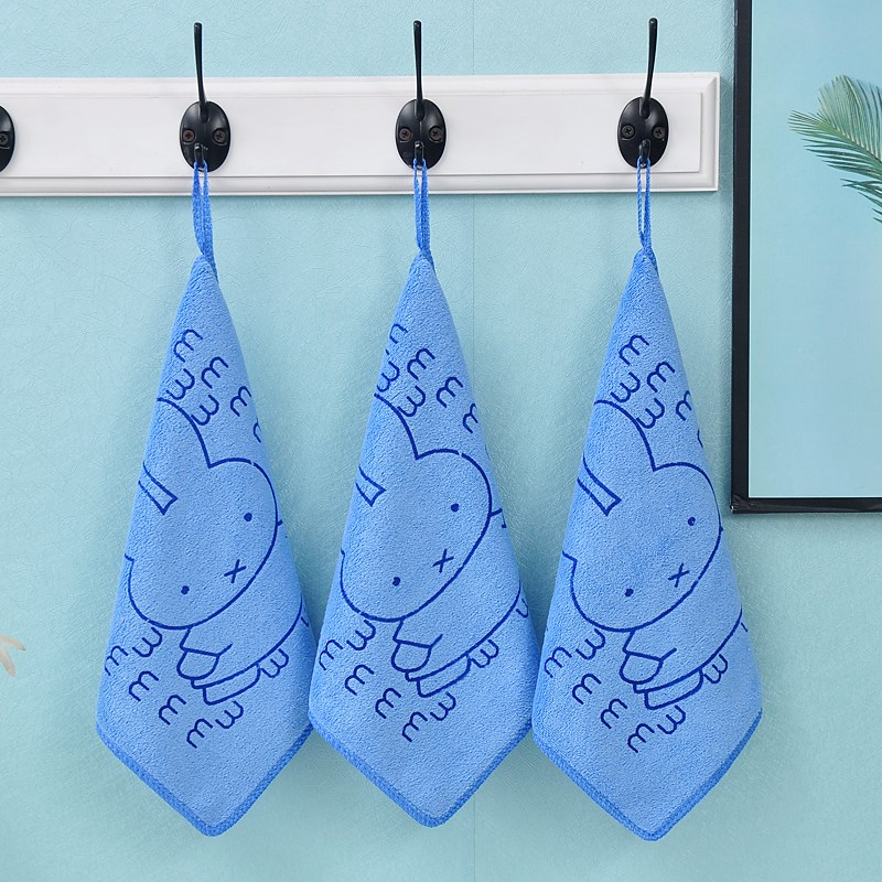 小毛巾不掉毛洗脸巾家用儿童婴儿擦手巾幼儿园方巾柔软吸水口水巾